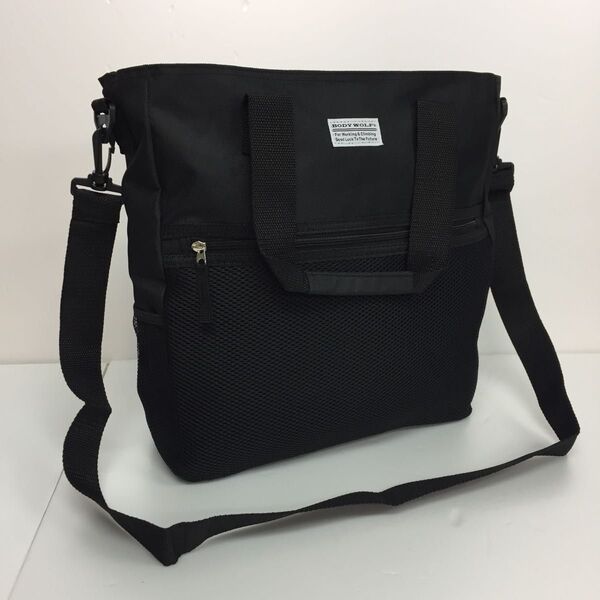 2WAY トートバッグ ショルダーバッグ 通勤 通学 メンズ レディース マザーズバッグ 旅行 エコバッグ 新品 ブラック 黒
