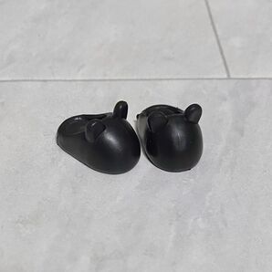 オビツ11 くま サンダル マグネット スリッパ ピコニーモP ミディ ブライス セリア ドール 1/12 人形 靴 ミニチュア