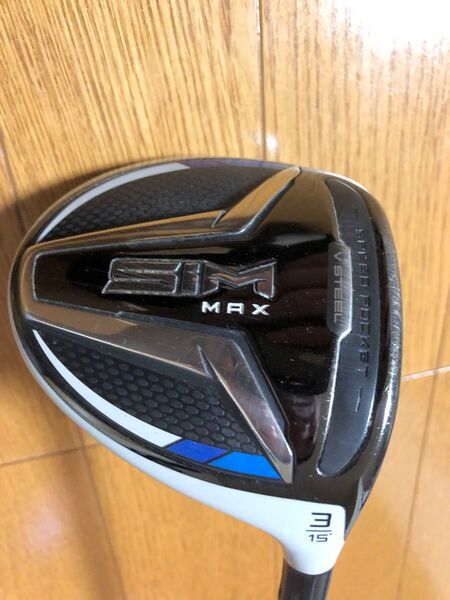 【美品】SIM MAX 3W 15° ATTAS MB FW 65S