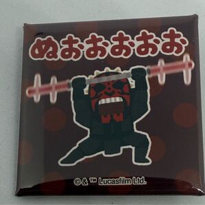 東京コミコン2019限定発売 いらすとや みふねたかし作 スターウォーズ スクエア缶バッジ ダースモール