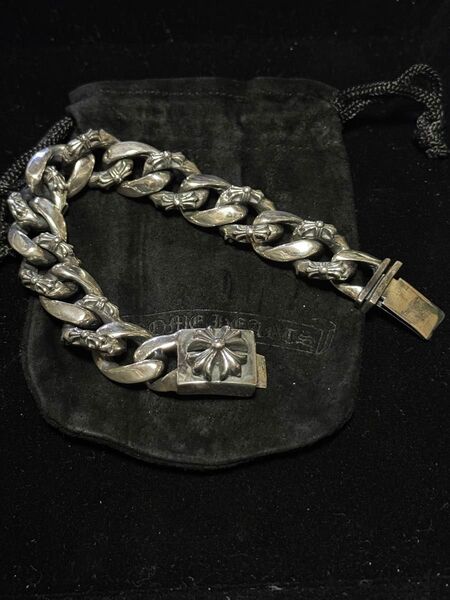 (CHROME HEARTS ) クロムハーツ クラシックリンククリップ 13リンク 925ブレスレット約20cm