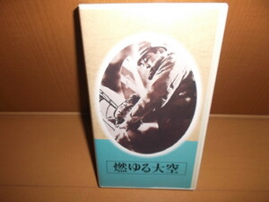 燃ゆる大空　ビデオ　長谷川一夫