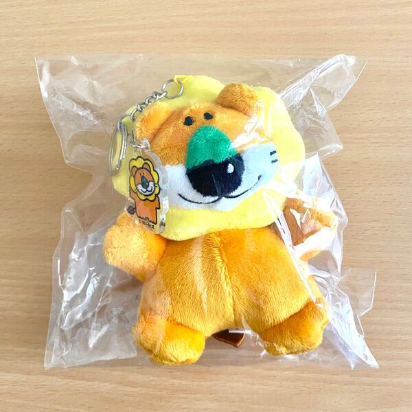 たべっ子どうぶつ THE MOVIE × 池袋パルコ POPUP SHOP らいおんくんアクリルチャーム付きぬいぐるみキーホルダー