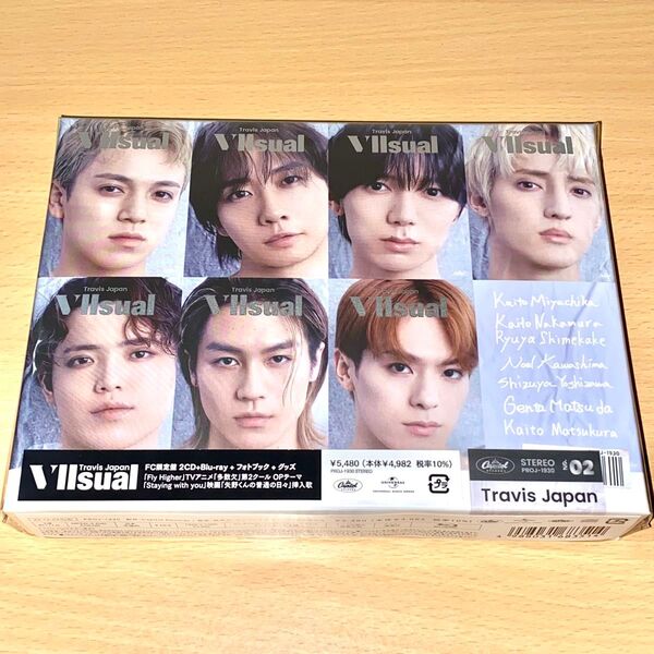 Travis Japan VIIsual FC限定盤(2CD+1Blu-ray)ファンクラブ限定盤