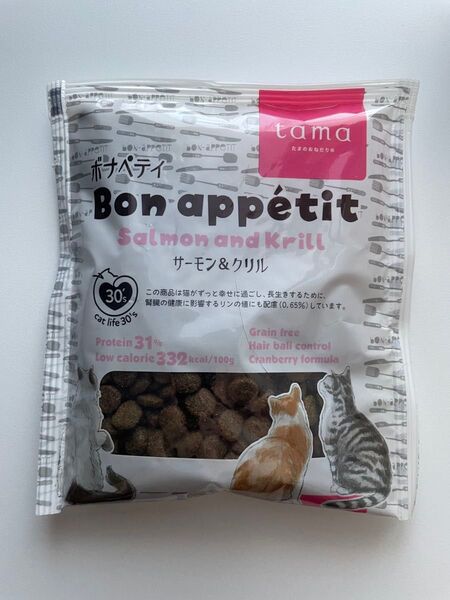 18袋セット tama ボナペティ サーモン&クリル キャットフード 50g