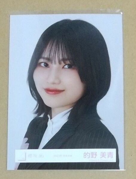 的野美青 櫻坂46 生写真 2023年年末衣装(ヨリ)