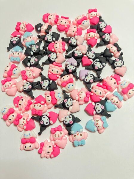 ネイルパーツ 52P サンリオ ハンドメイド パーツ