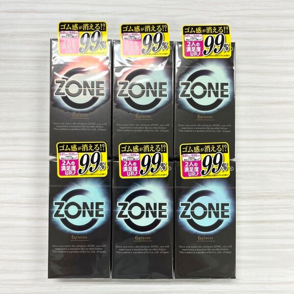 ZONE ゾーン コンドーム 6個入×6ケース