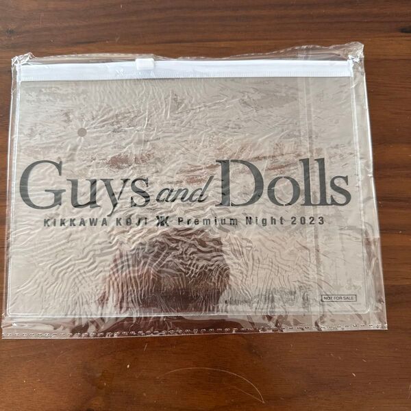 吉川晃司 KIKKAWA KOJI Premium Night 2023 “Guys & Dolls” 限定特典クリアポーチ