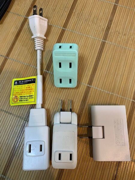 電源コンセント 電源タップ サージ付タップ AC すき間電源タップ
