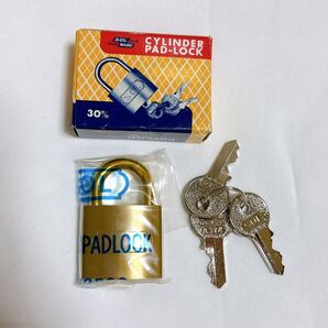 南京錠 鍵 CYLINDER シリンダー錠 SOL PAD-LOCK
