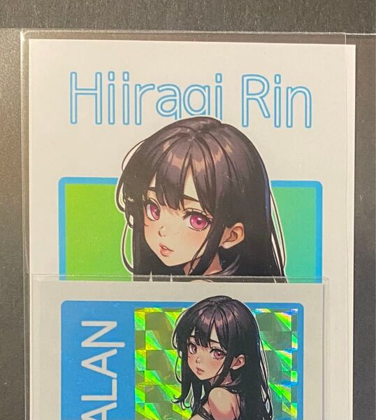 KC.CALAN タレントSECシール【緊縛 柊木凛 台紙付き】まんだらけ シール横丁 BOOTH 自作シール