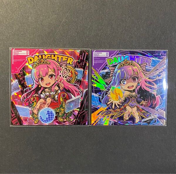 ライ麦畑 世紀末マン GARACTICA SPACE『6弾 DAUGHTER C28・another 箔押し2枚セット』自作シール