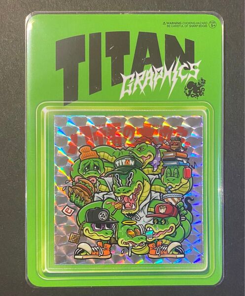 Titan Graphics タイタングラフィックス【八幡の大蛇 扇プリズム】まんだらけ シール横丁 自作シール