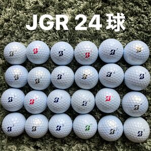 ゴルフボール ブリヂストン JGR 白色 ロストボール24球