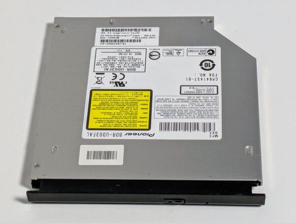 パイオニア BDR-UD03FAL Blu-ray ブルーレイドライブ BDXL 9.5mm ウルトラスリム