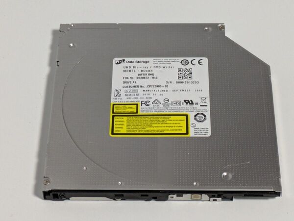 日立LG BU40N Blu-ray ブルーレイドライブ 4K UHD再生対応 BDXL 9.5mm ウルトラスリム