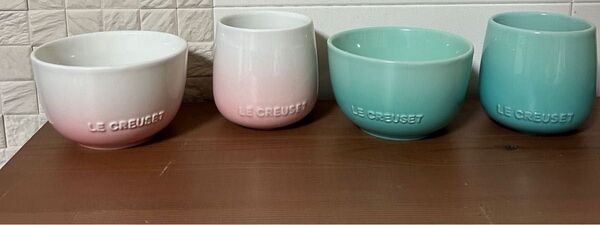 LE CREUSET タンブラー ルクルーゼ スフィア ライスボウル パウダーピンク アイスミント ☆