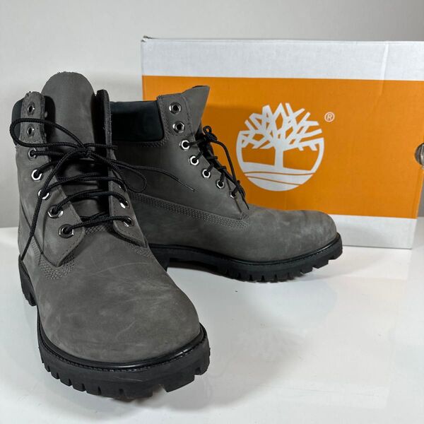 ティンバーランド 6インチ プレミアムブーツ グレー ヌバック プリマロフト Timberland