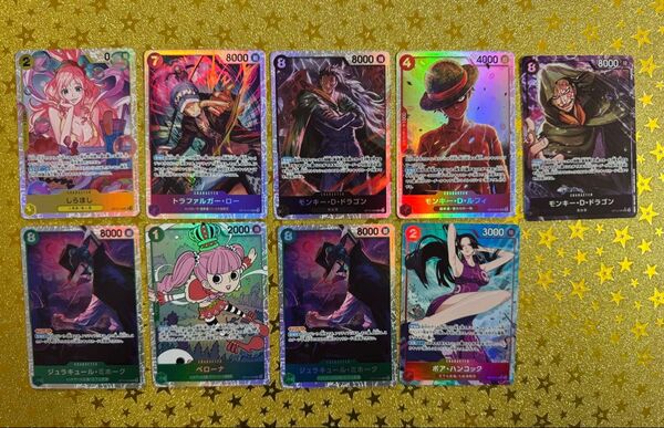 まとめ売り ワンピースカード 師弟の絆 SR しらほし トラファルガーロー ルフィ