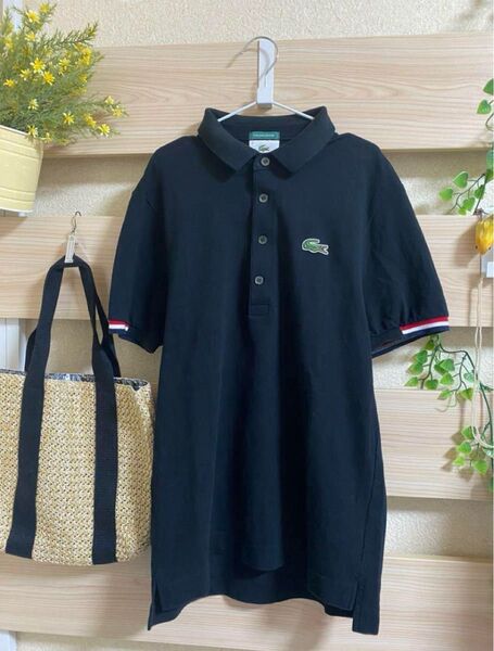LACOSTEラコステ半袖ポロシャツブラック