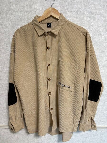 neos addictive design コーデュロイシャツ Mサイズ