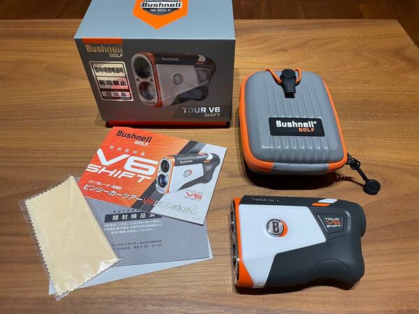 Bushnell ブッシュネル V6 レーザー距離計 ピンシーカーツアーV6シフトジョルト 美品 ゴルフ用