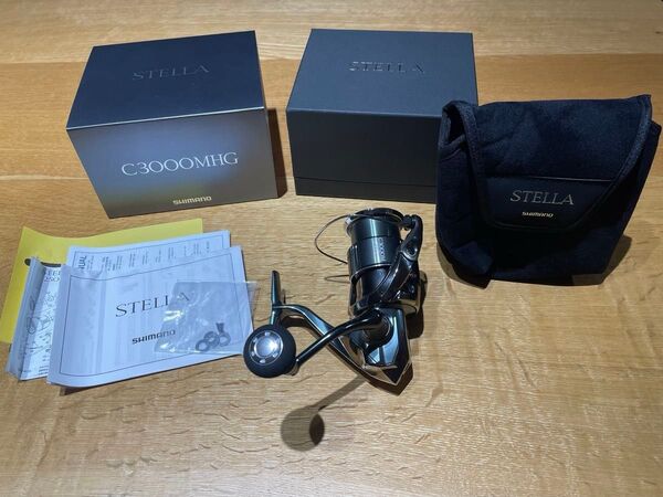 22ステラ C3000MHG STELLA シマノ ステラ 中古美品 ハンドルノブ変更