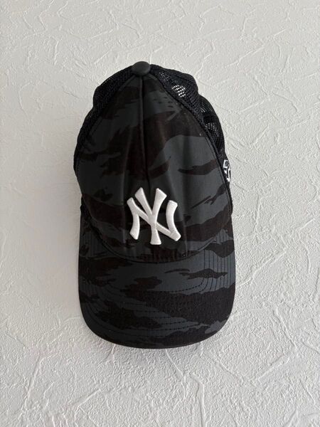 New Era ニューヨーク・ヤンキース キャップ ブラック 迷彩 ニューエラ