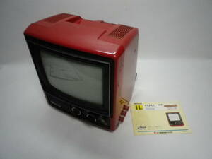 [ antique tv 1976 year made / National TH11-S11(11 type )][ defect great number have ] operation doesn't do * manual equipped free shipping ... san. toy box 00100267