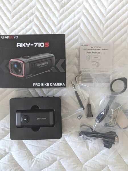 超美品 AKEEYO 自転車ドライブレコーダー 500万画素 4K UHD 28fps/2K 55fps自転車 ドライブレコーダー