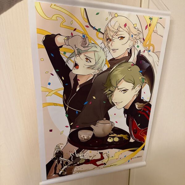 刀剣乱舞 一周年記念祝画 タペストリー 膝丸 髭切 鶯丸