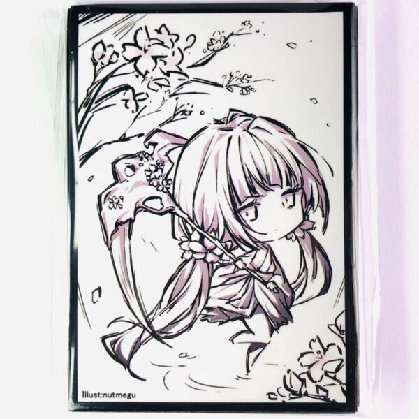 遊戯王 浮遊さくら ふゆさくら 墨絵 SD スリーブ アクアアルタ