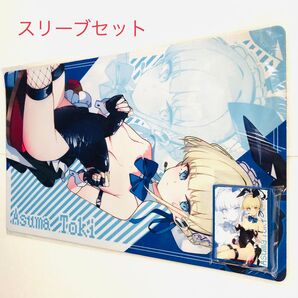 ブルーアーカイブ 飛鳥馬トキ バニー スリーブ プレイマット ミッドナイトブルー