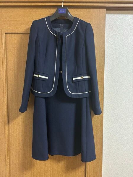 ジャケット・ワンピースセット SIZE・9AR64 冠婚葬祭/喪服/礼服/結婚式/披露宴/二次会謝恩会/発表会/卒業式/入学式