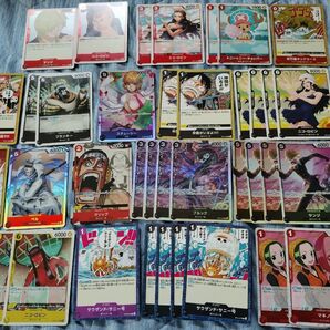 【まとめ売り】麦わらの一味 ワンピースカード 黒3ブルック、黒5サンジ、スチューシー他 除去デッキ向きカード