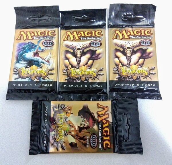 MTG レギオン 日本語版 未開封ブースターパック 4つまとめ マジック・ザ・ ギャザリング