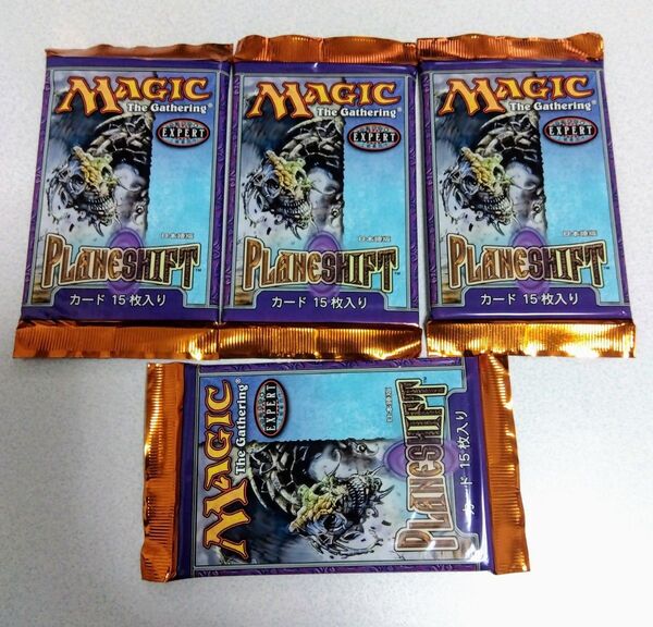MTG プレーンシフト 日本語版 未開封ブースターパック 4つまとめ マジック・ザ・ギャザリング