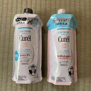 【2個セット】キュレル 潤浸保湿 シャンプー&コンディショナー つめかえ用