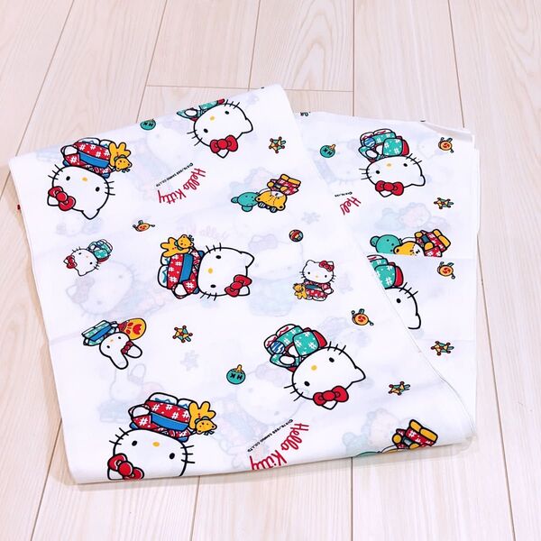 ハローキティ 生地レトロ 338×34 昭和レトロ キティちゃん 1976年