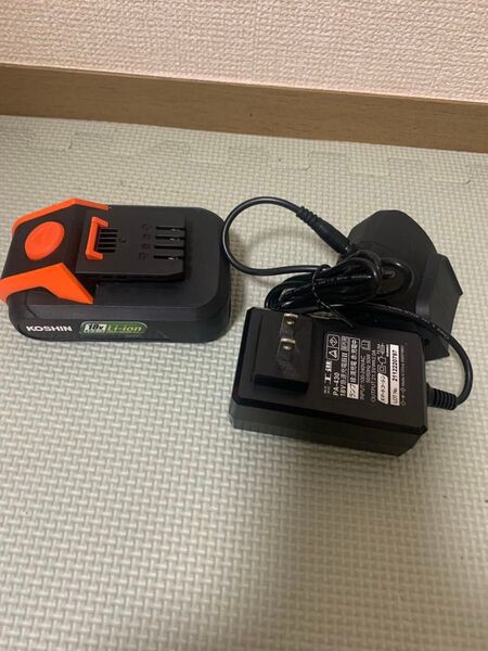 工進18v2.0AhバッテリーPA-332とPA-430 充電器 セット