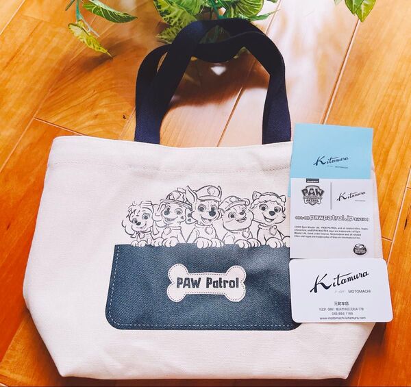 Kitamura元町本店×パウパトロール ミニトートバッグ