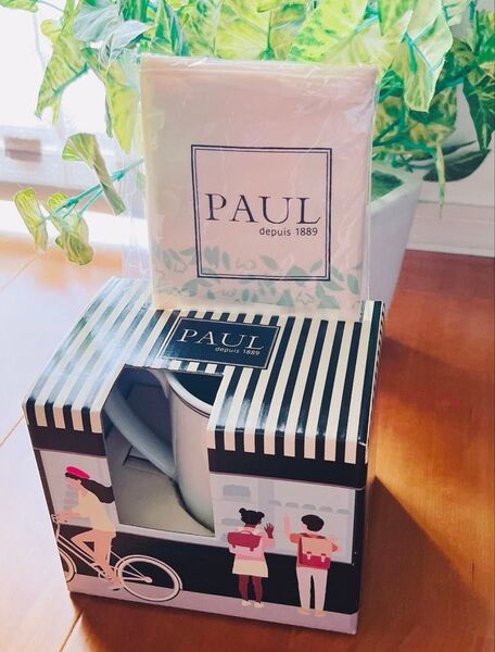 パリPAULパン・エコバッグ&マグカップ