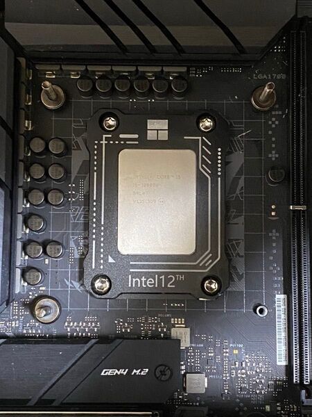 Intel CORE i5 12600K + ASUS ROG B660M micro-ATXマザー セット