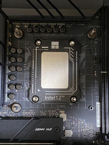 Intel CORE i5 12600K + ASUS ROG B660M micro-ATXマザー セット
