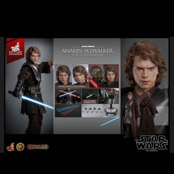 ホットトイズ アルチザン スターウォーズ アナキン スカイウォーカー フィギュア マスターピース 新品未開封品