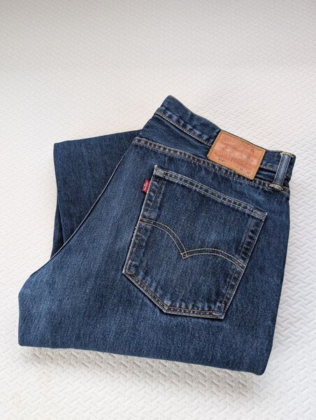 Levi's 514 ストレートデニム 36×30 ダークブルー