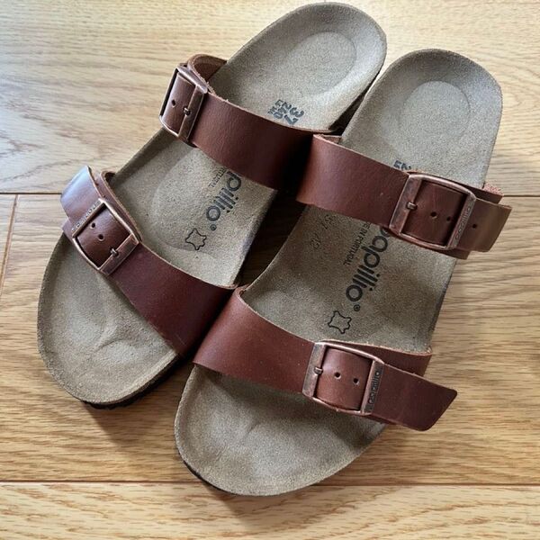 Papillio TESSA テッサ ビルケンシュトック ナチュラルレザー 37 24.0 BIRKENSTOCK
