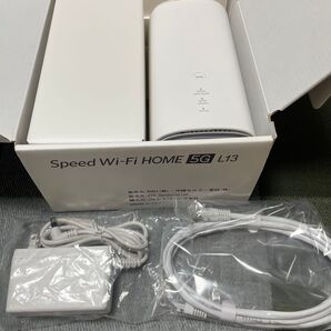 ZTE Speed Wi-Fi HOME 5G L13 ZTR02 ホワイト WiMAX 説明書保証書なし