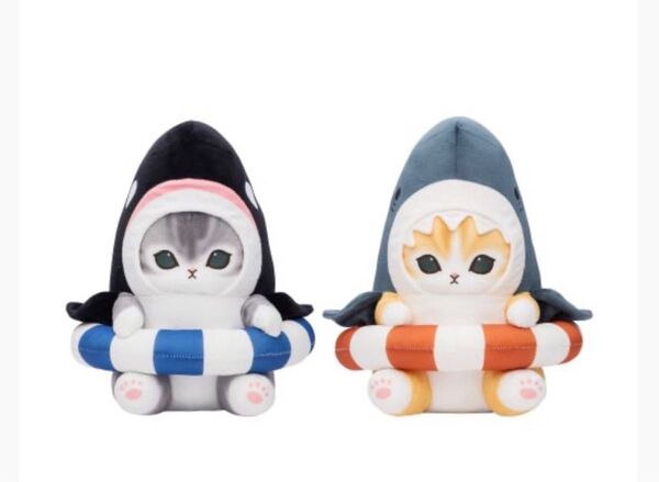 mofusand サメにゃん&シャチにゃんBIGぬいぐるみ~浮き輪でエンジョイ~
